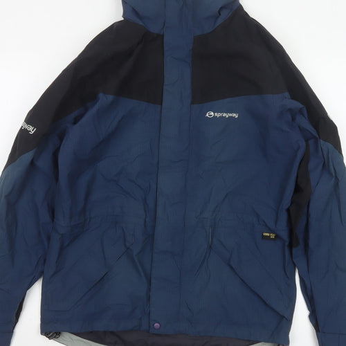 Sprayway Men’s Blue Small Gore-Tex XCR Hooded Waterproof Jacket