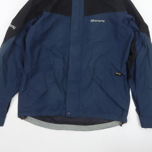 Sprayway Men’s Blue Small Gore-Tex XCR Hooded Waterproof Jacket