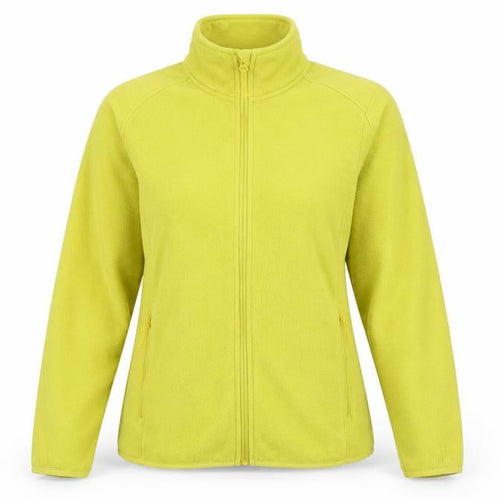 Marks and Spencer Women Yellow Size 16 Fleece Full Zip Jacket Pockets