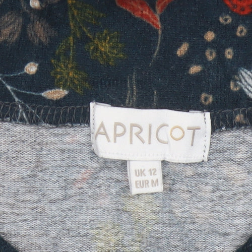 Apricot Women Blue UK 12 Fit & Flare Cowl Neck Woodland Dress