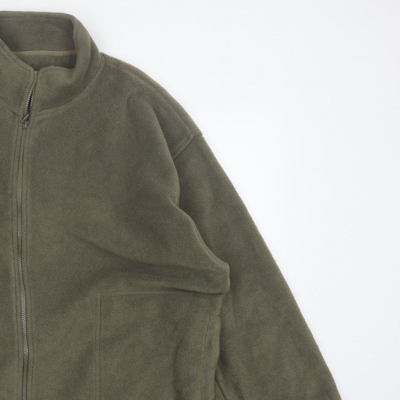 EWM Pure Classic Men’s Green XL Fleece Full Zip Jacket Pockets