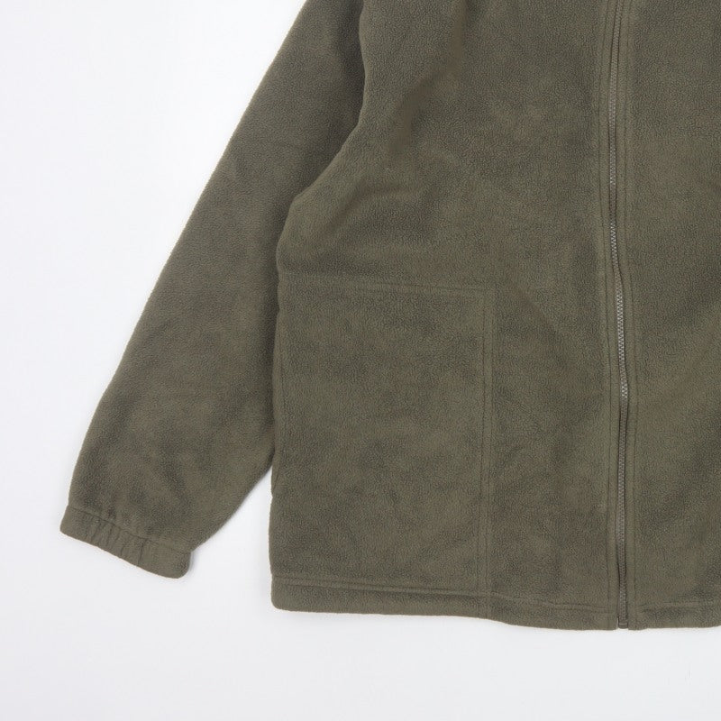 EWM Pure Classic Men’s Green XL Fleece Full Zip Jacket Pockets