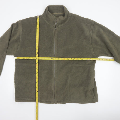 EWM Pure Classic Men’s Green XL Fleece Full Zip Jacket Pockets