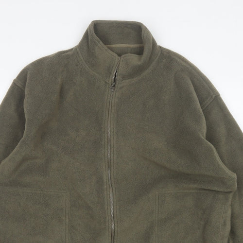 EWM Pure Classic Men’s Green XL Fleece Full Zip Jacket Pockets