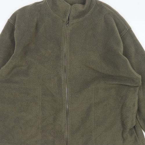 EWM Pure Classic Men’s Green XL Fleece Full Zip Jacket Pockets