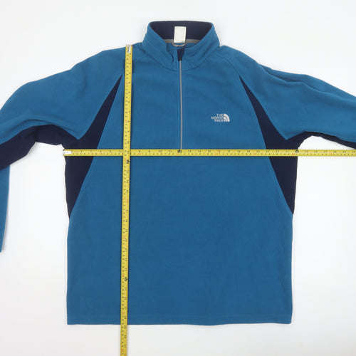 The North Face Men’s Blue XL TKA 100 1/2 Zip Fleece Sweatshirt