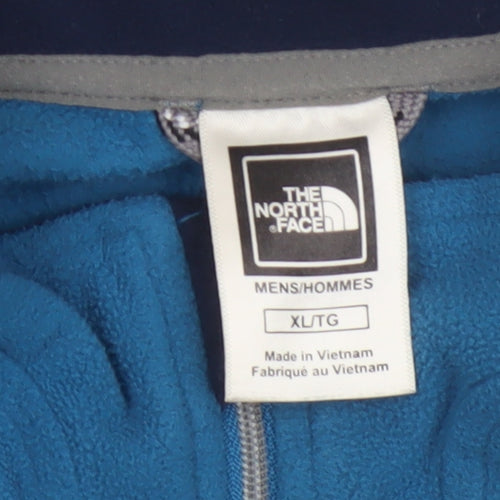 The North Face Men’s Blue XL TKA 100 1/2 Zip Fleece Sweatshirt