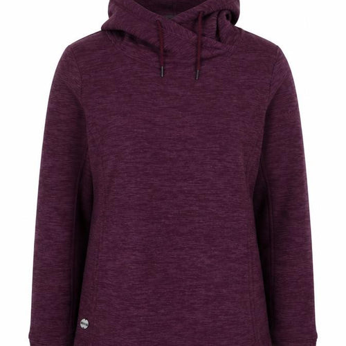Regatta Women's Purple UK 14 Fleece Pullover Hoodie Drawstring Pockets