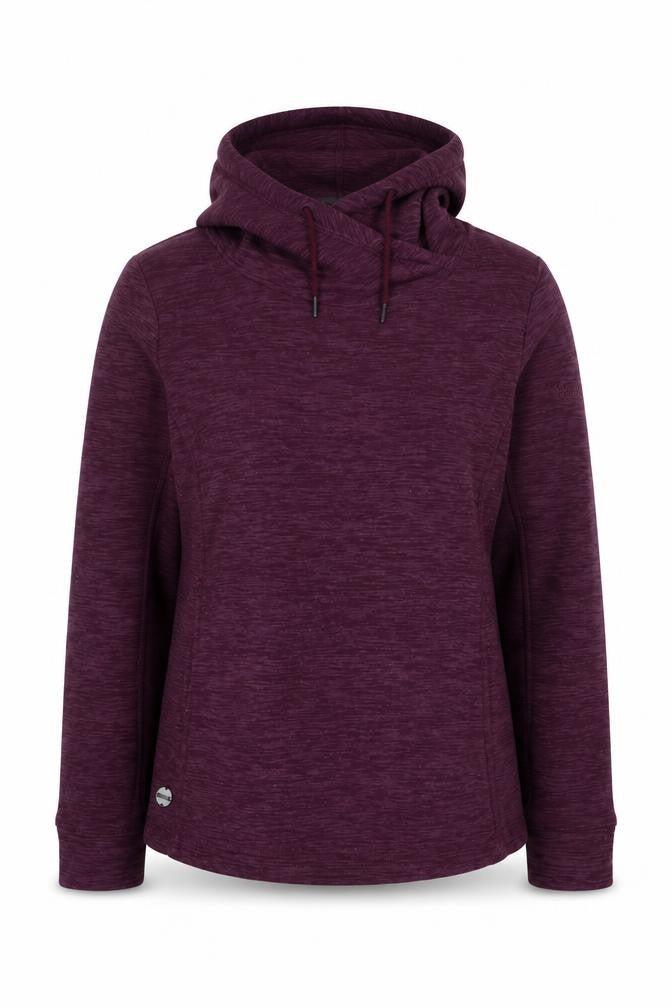 Regatta Women's Purple UK 14 Fleece Pullover Hoodie Drawstring Pockets