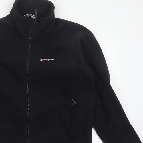 Berghaus Men Black L Fleece Full Zip Outdoor Hiking Jacket