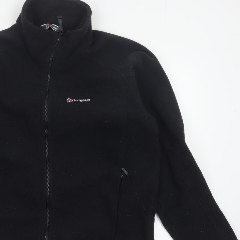 Berghaus Men Black L Fleece Full Zip Outdoor Hiking Jacket