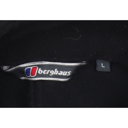 Berghaus Men Black L Fleece Full Zip Outdoor Hiking Jacket