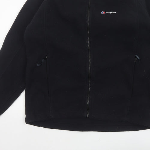 Berghaus Men Black L Fleece Full Zip Outdoor Hiking Jacket
