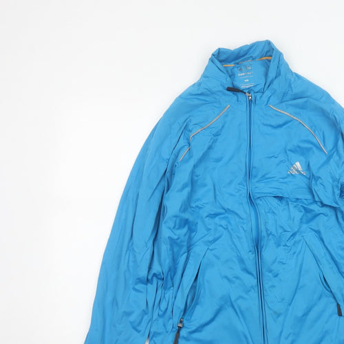Adidas Men’s Blue M Climaproof Golf Windbreaker Waterproof Jacket