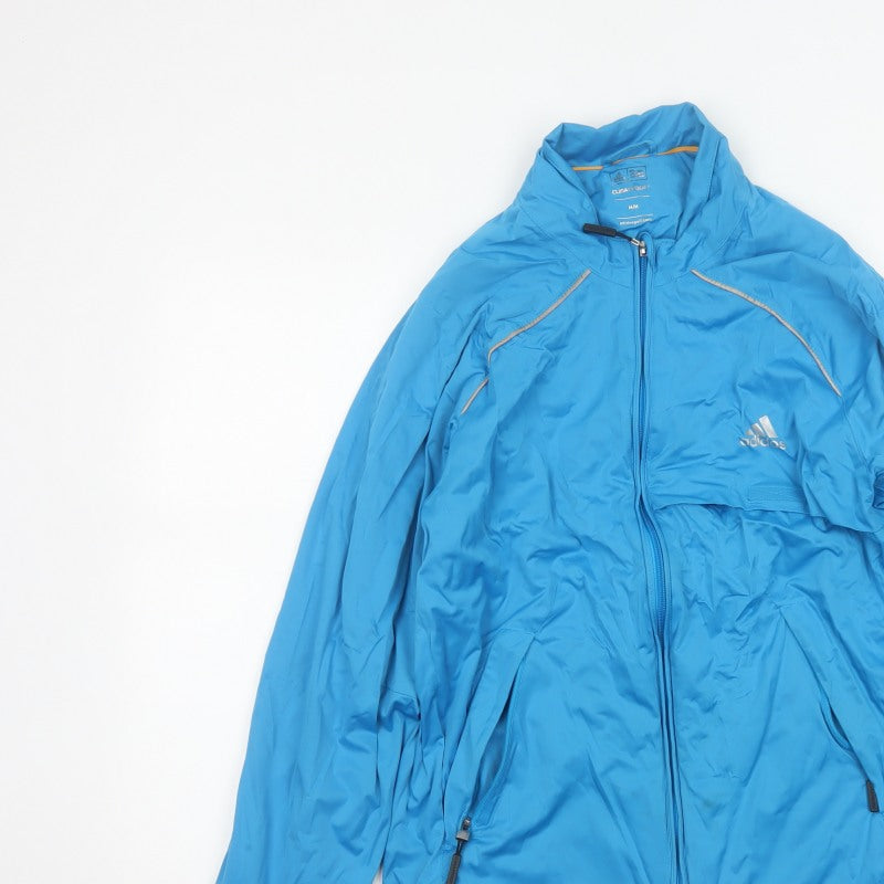 Adidas Men’s Blue M Climaproof Golf Windbreaker Waterproof Jacket