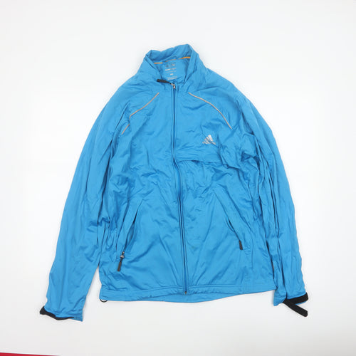 Adidas Men’s Blue M Climaproof Golf Windbreaker Waterproof Jacket