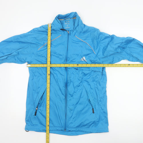 Adidas Men’s Blue M Climaproof Golf Windbreaker Waterproof Jacket