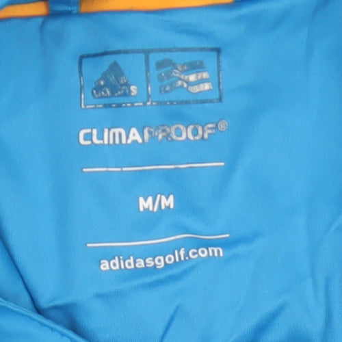 Adidas Men’s Blue M Climaproof Golf Windbreaker Waterproof Jacket