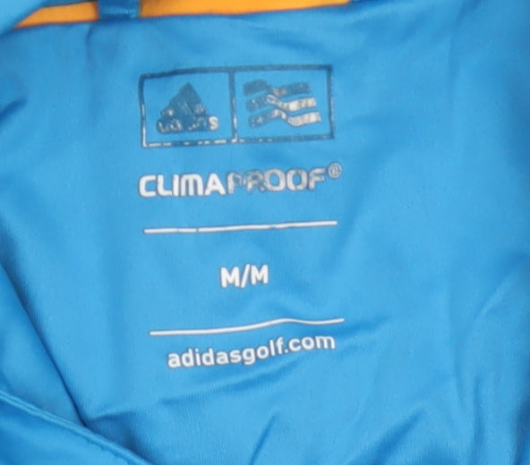 Adidas Men’s Blue M Climaproof Golf Windbreaker Waterproof Jacket