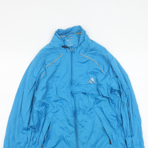 Adidas Men’s Blue M Climaproof Golf Windbreaker Waterproof Jacket