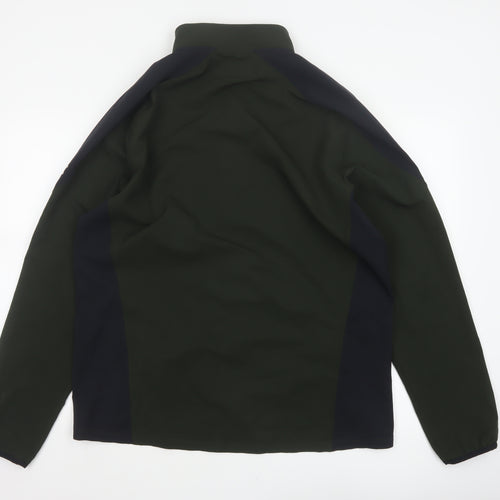 Under Armour Men's Green XL Fitted Softshell Running Jacket Full Zip