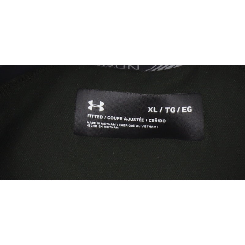 Under Armour Men's Green XL Fitted Softshell Running Jacket Full Zip