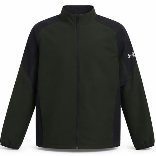 Under Armour Men's Green XL Fitted Softshell Running Jacket Full Zip