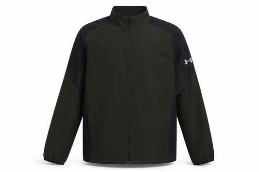Under Armour Men's Green XL Fitted Softshell Running Jacket Full Zip