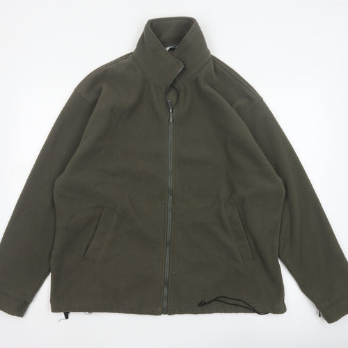 Outdoorscene Men’s Green M Fleece Full Zip Outdoor Jacket 38-40in