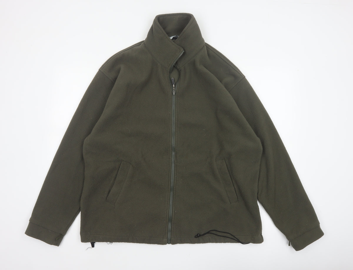 Outdoorscene Men’s Green M Fleece Full Zip Outdoor Jacket 38-40in