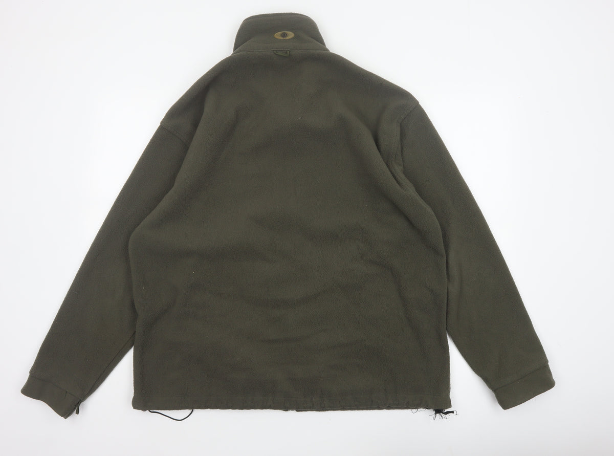 Outdoorscene Men’s Green M Fleece Full Zip Outdoor Jacket 38-40in