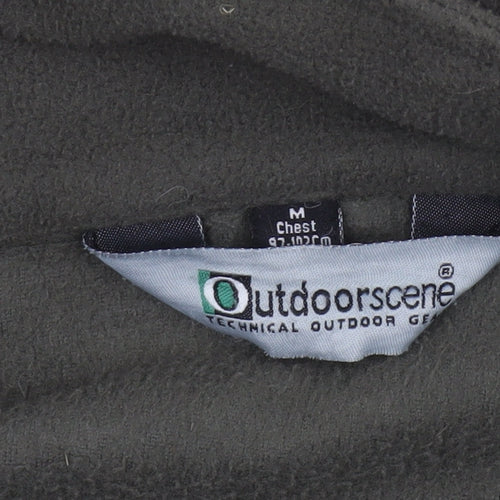 Outdoorscene Men’s Green M Fleece Full Zip Outdoor Jacket 38-40in