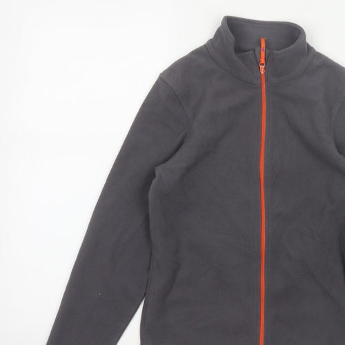 Mountain Warehouse Boys Grey Fleece Jacket 9-10 Years Full Zip