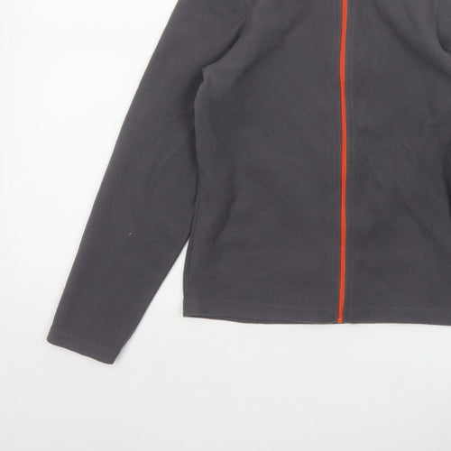 Mountain Warehouse Boys Grey Fleece Jacket 9-10 Years Full Zip