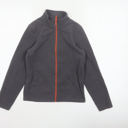 Mountain Warehouse Boys Grey Fleece Jacket 9-10 Years Full Zip