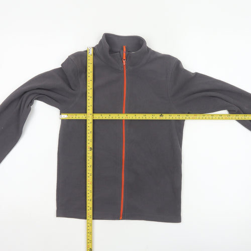 Mountain Warehouse Boys Grey Fleece Jacket 9-10 Years Full Zip