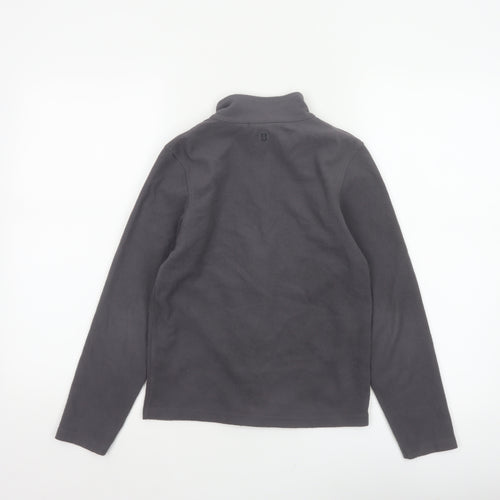 Mountain Warehouse Boys Grey Fleece Jacket 9-10 Years Full Zip
