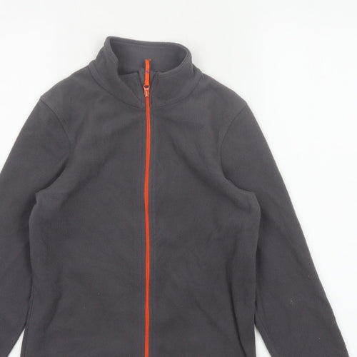 Mountain Warehouse Boys Grey Fleece Jacket 9-10 Years Full Zip