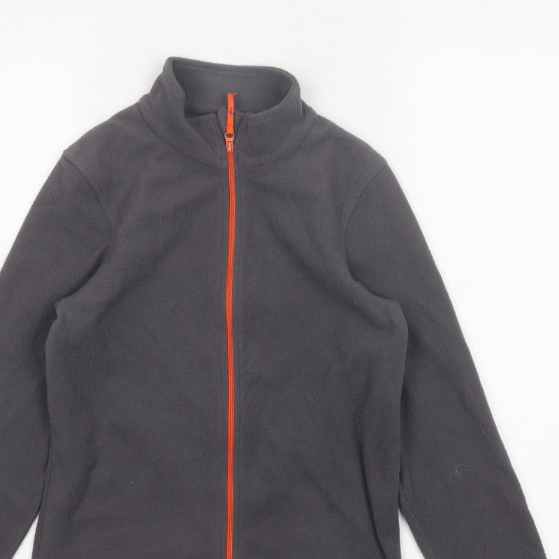 Mountain Warehouse Boys Grey Fleece Jacket 9-10 Years Full Zip