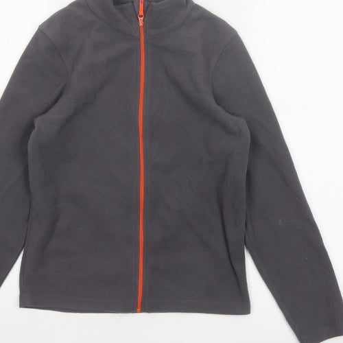 Mountain Warehouse Boys Grey Fleece Jacket 9-10 Years Full Zip