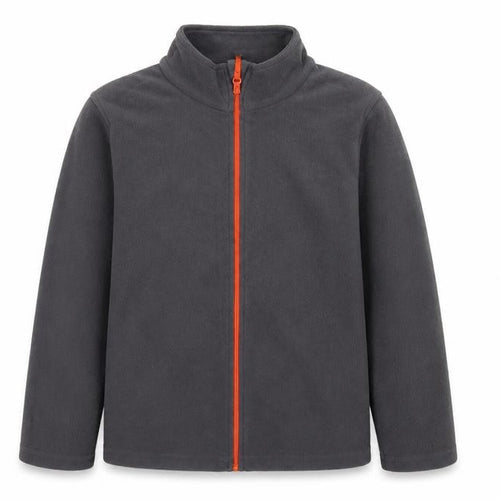 Mountain Warehouse Boys Grey Fleece Jacket 9-10 Years Full Zip