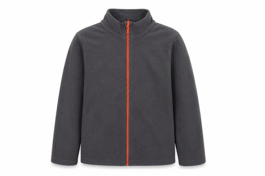 Mountain Warehouse Boys Grey Fleece Jacket 9-10 Years Full Zip