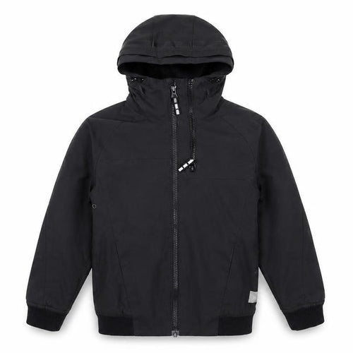Next Boys Black 5 Years Ski Jacket Hooded Softshell Reflective