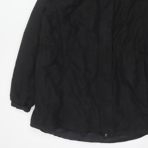 Mountain Warehouse Women’s Black UK 20 Hooded Padded Parka Jacket