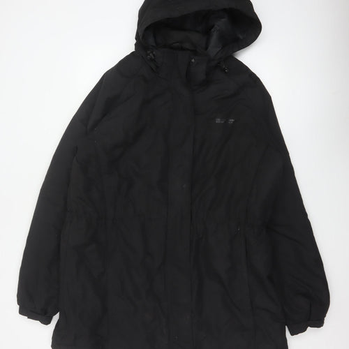 Mountain Warehouse Women’s Black UK 20 Hooded Padded Parka Jacket