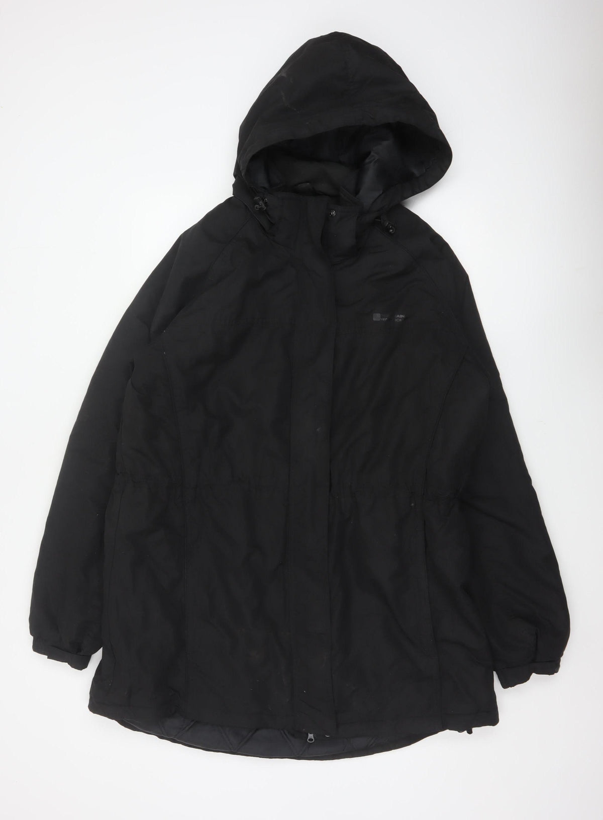 Mountain Warehouse Women’s Black UK 20 Hooded Padded Parka Jacket