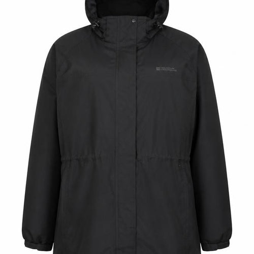 Mountain Warehouse Women’s Black UK 20 Hooded Padded Parka Jacket