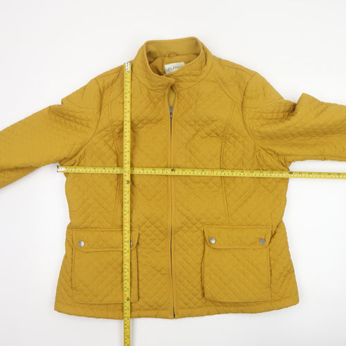 Marks and Spencer Women Yellow UK 22 Quilted Padded Jacket