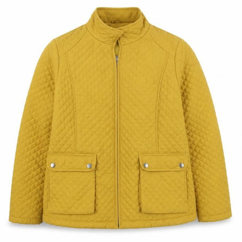Marks and Spencer Women Yellow UK 22 Quilted Padded Jacket