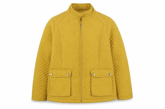 Marks and Spencer Women Yellow UK 22 Quilted Padded Jacket